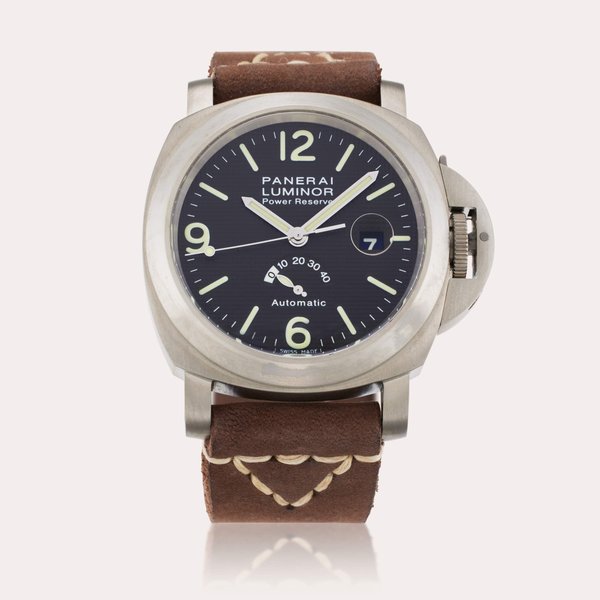 Panerai Reference PAM00057 Luminor Power Reserve | A limited edition titanium automatic wristwatch with date and power reserve indication, Circa 2000