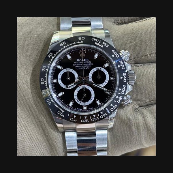 Rolex Rolex Daytona40mm Black Dial Ceramic Bezel Stainless Steel 116500LN