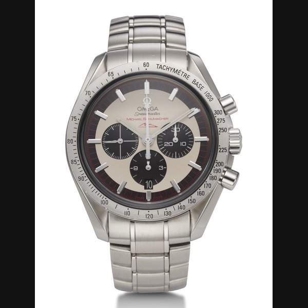 Omega OMEGA, SPEEDMASTER MICHAEL SCHUMACHER DIAL, STEEL, CHRONOGRAPH, REF. 35533200
