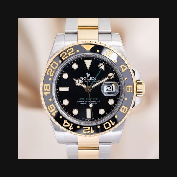 Rolex Rolex GMT-Master IIStahl/Gold Automatik 116713LN Original Papiere + Box