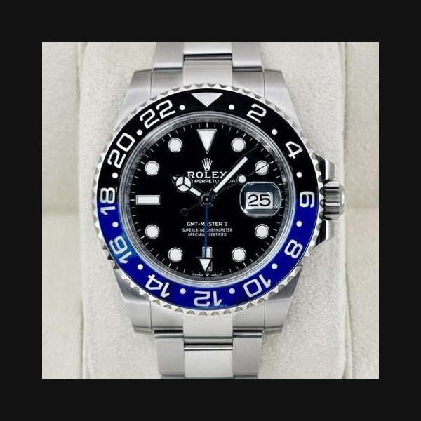 Rolex Rolex GMT-Master II2022 GMT-Master II "Batman" 40mm 126710BLNR Oyster