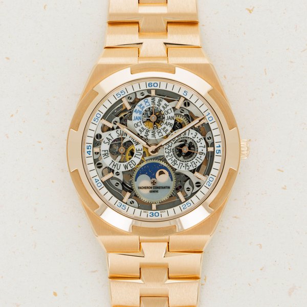 Vacheron Constantin Perpetual Calendar Ultra-Thin Skeleton 4300V/120R-B547 18k RG