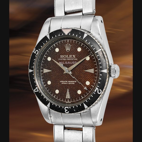 Rolex Rolex Ref. 6541; additionally stamped 6541 and IV.1958 on inside caseback Milgauss