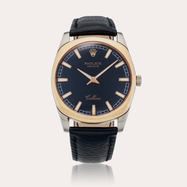 Rolex Reference 4243 Cellini | A pink and white gold wristwatch, Circa 2005 · 4243