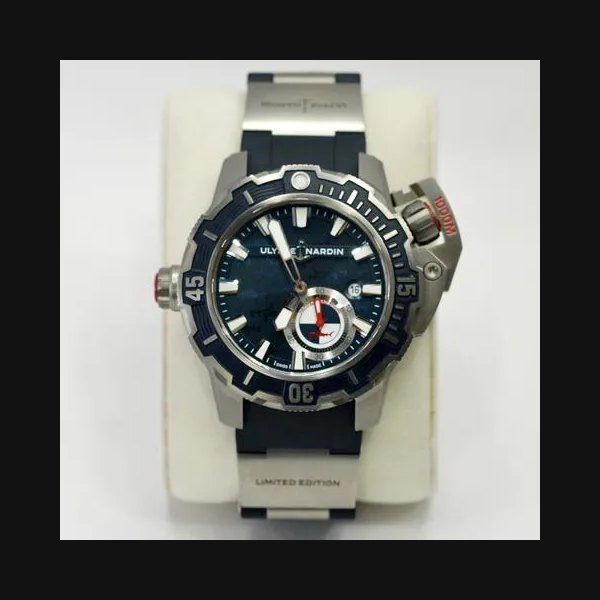 Ulysse Nardin Ulysse Nardin Hammerhead Shark Diver Deep Dive Hammerhead Shark 3203-500LE-3/93-HA Titanium Blue Dial Limited Edition 46m