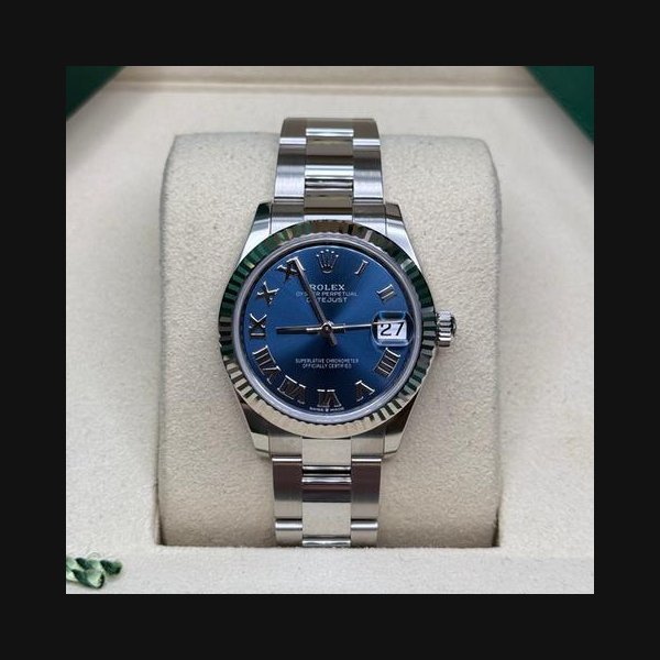 Rolex Rolex Datejust31 NEW 2026 Blue Roman Dial Stainless Steel Fluted Oyster Bracelet