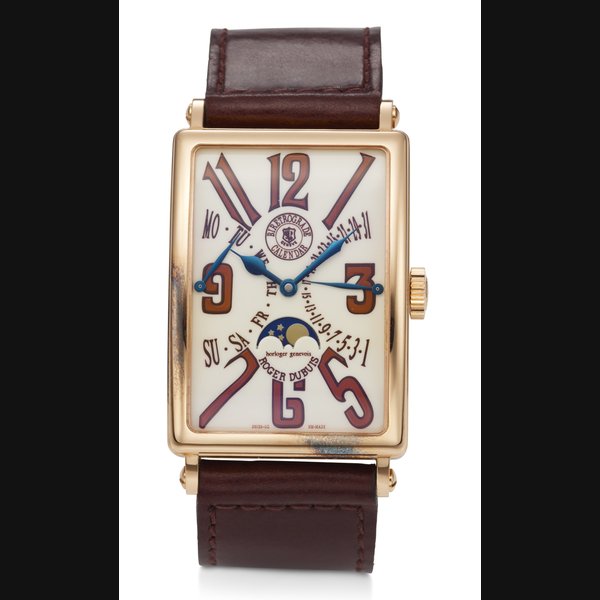 ROGER DUBUIS, MUCH MORE, 18K PINK GOLD, BI-RETROGRADE CALENDAR