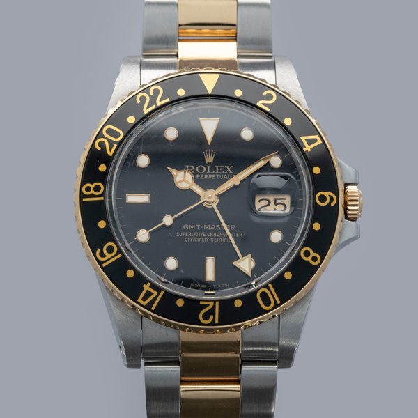 Rolex Rolex GMT-Master 16753 Black Dial Two-Tone