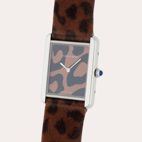 Cartier Tank Solo 'Panthère', Reference 3169 | A stainless steel wristwatch | Circa 2009
