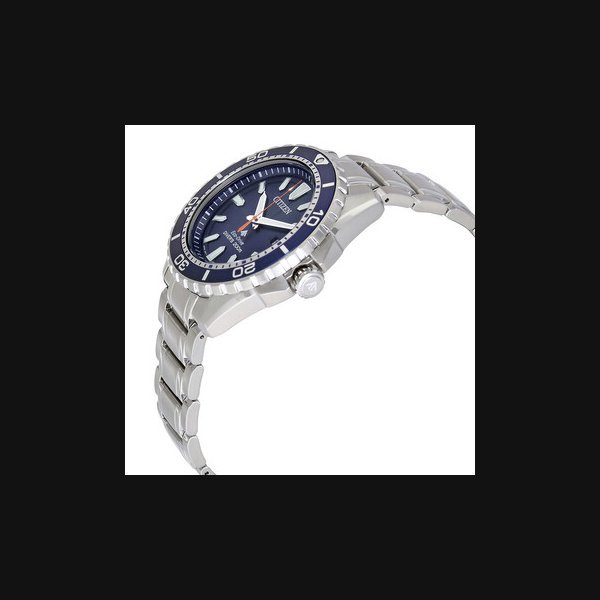Citizen CitizenPromaster Diver 200 Meters Eco-Drive Blue Dial Steel Men's Watch BN0191-55L