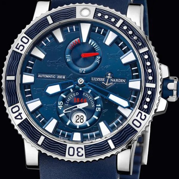 Ulysse Nardin Hammerhead Shark Marine Read the description Please Ref. 263-91LE-3
