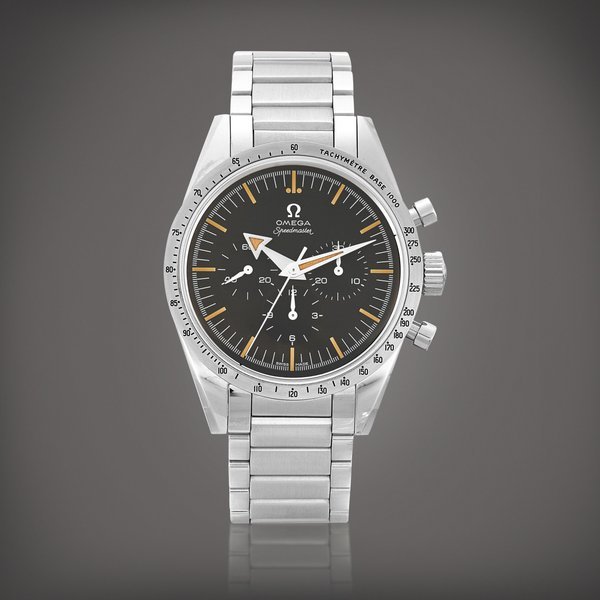 Omega Speedmaster 60th Anniversary, Reference 311.10.39.30.01.001 | A limited edition stainless steel chronograph wristwatch with bracelet, Circa 2017 | 歐米茄 | 超霸系列60週年 型號311.10.39.30.01.001 | 限量版精鋼計時鏈帶腕錶，約2017年製 · 311.10.39.30.01.001