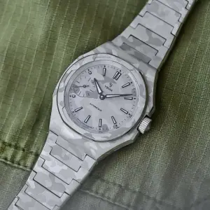 Yema Wristmaster Slim Small Seconds CMM29 Calibre - Camo Limited Edition
