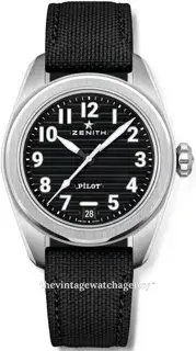 Zenith Zenith Pilot 03.4000.3620/21.I001 40mm Stainless steel Black
