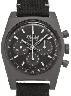 Zenith Zenith Revival 97.T384.4061/21.C822 37mm Titanium Black