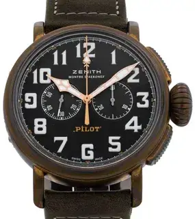 Zenith Zenith Pilot 29.2430.4069/57.C808 45mm Bronze Blue, Price & Market Data