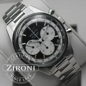 Zenith Zenith Chronomaster Original 03.3200.3600/21.M3200 38mm Stainless steel Black