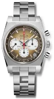Zenith Zenith Revival 03.A384.400/385.M385 37mm Stainless steel Brown