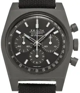 Zenith Zenith Revival 97.T384.4061/21.C822 37mm Titanium Black, Price & Market Data