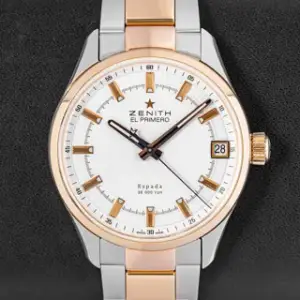 Zenith Zenith El Primero Espada 51.2170.4650 40mm Two Tone Rose Gold (TTRG) White
