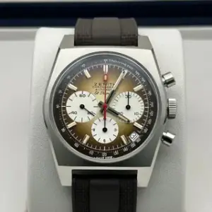 Zenith Zenith Revival 03.A384.400/385.C855 37mm Stainless steel Brown