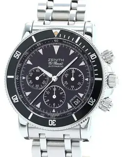 Zenith Zenith El Primero Chronograph 02.0471.400/21 39mm Stainless steel Black, Price & Market Data