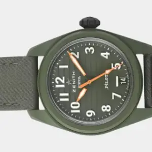 Zenith Zenith Pilot 49.4001.3620/63.I001 40mm Ceramic Green