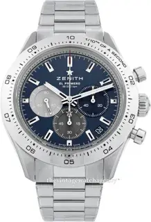 Zenith Zenith Chronomaster 03.3114.3600/51.M3100 41mm Stainless steel Blue