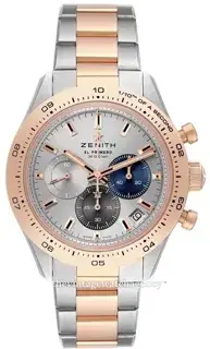 Zenith Zenith Chronomaster Sport 51.3100.3600/69.M3100 41mm Rose gold and Stainless steel Silver