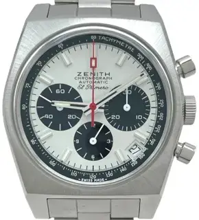 Zenith Zenith Revival 03.A384.400/21.M384 37mm Stainless steel White, Price & Market Data