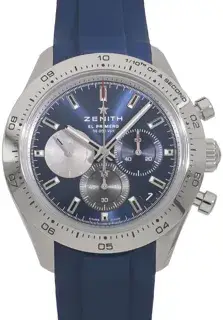 Zenith Zenith Chronomaster 03.3114.3600/51.R950 41mm Stainless steel Blue